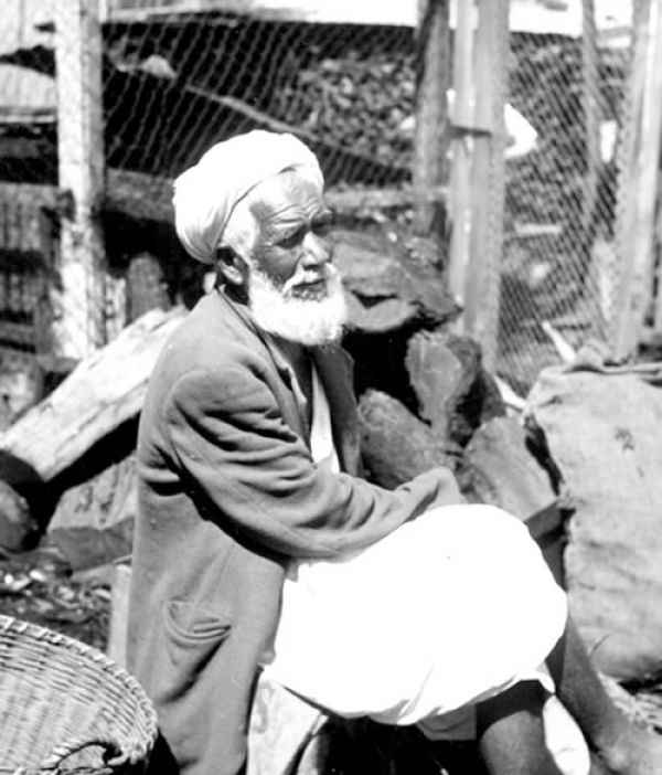 An elderly Fijian man