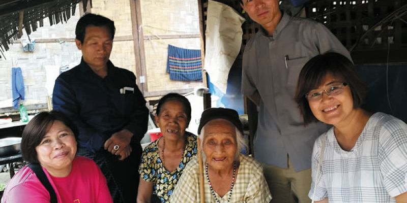 Columban lay missionaries at the IDP camp in Myanmar