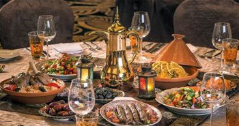 Iftar is the evening meal with which Muslims end their daily Ramadan fast at sunset.