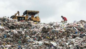 Payatas trash mountain in the Philippines