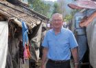 Fr. Neil Magill in an IDP camp