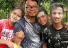 Fr. Kurt Zion Pala with kids from youth group